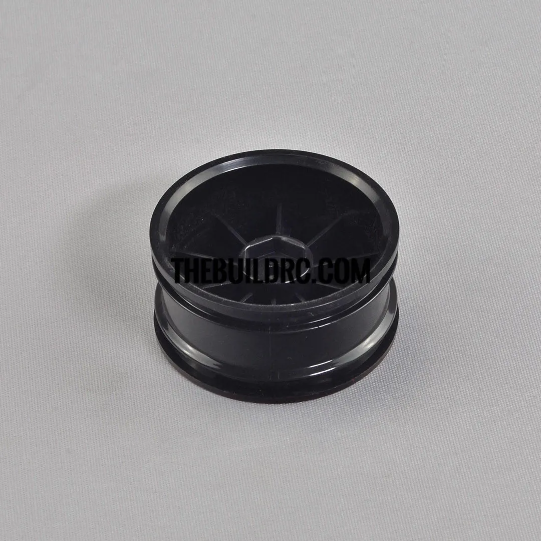 1/10 RC Car 26mm 10 Spoke 3mm Offset DRIFT Sporty Wheel 4pcs - Red / Black