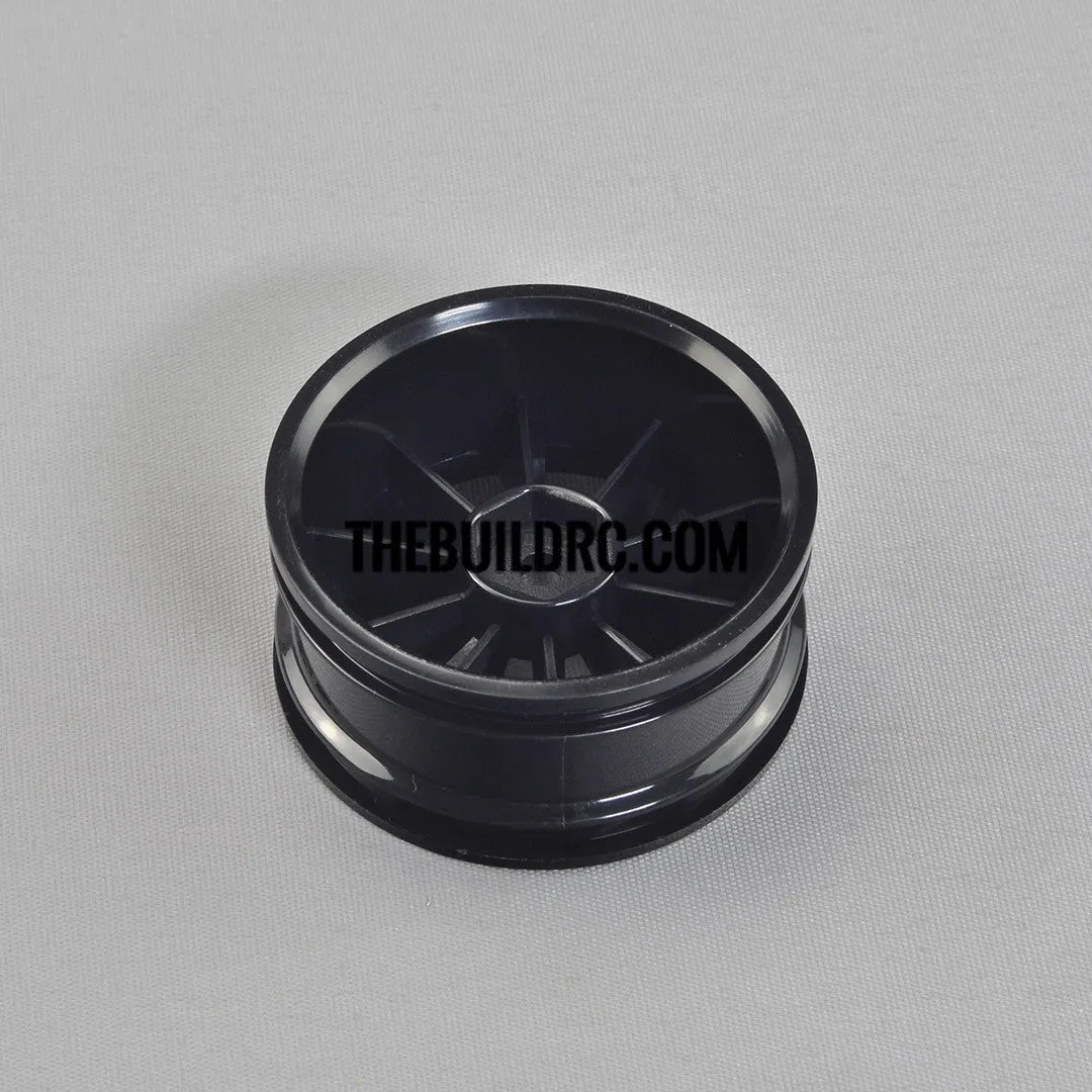 1/10 RC Car 26mm 10 Spoke 6mm Offset DRIFT Sporty Wheel 4pcs - Black