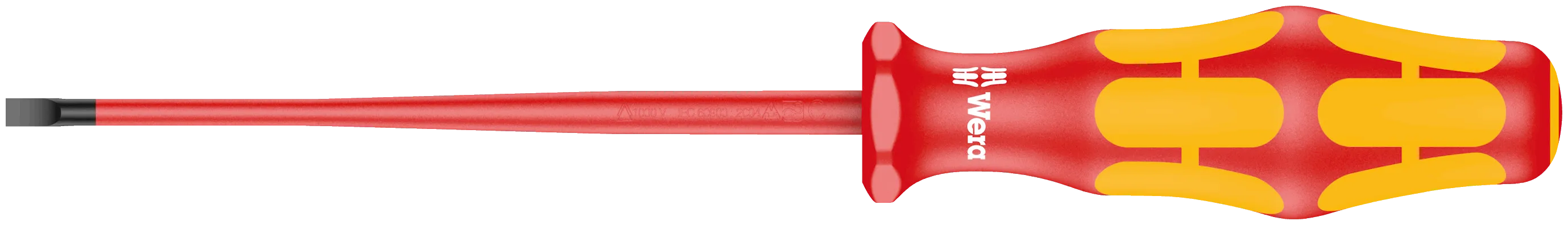 160 iS VDE Insulated screwdriver with reduced blade diameter for slotted screws