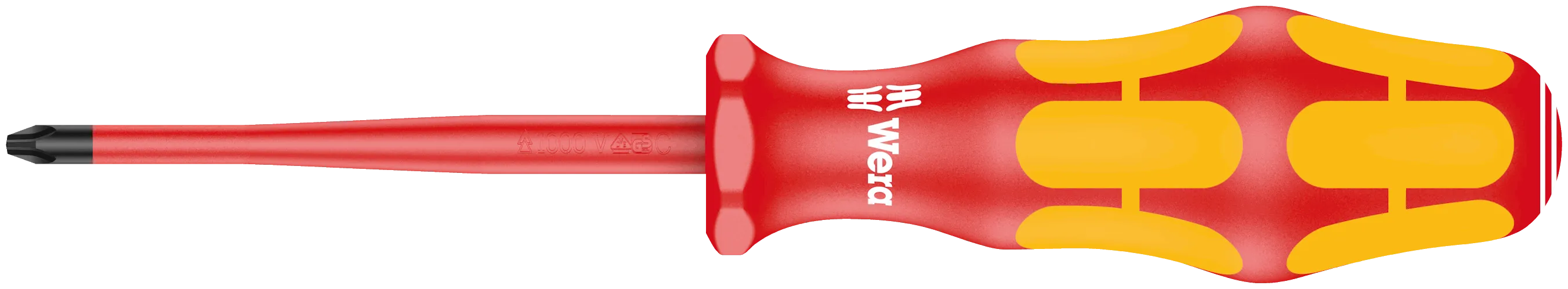 162 iS PH VDE Insulated screwdriver with reduced blade diameter for Phillips screws