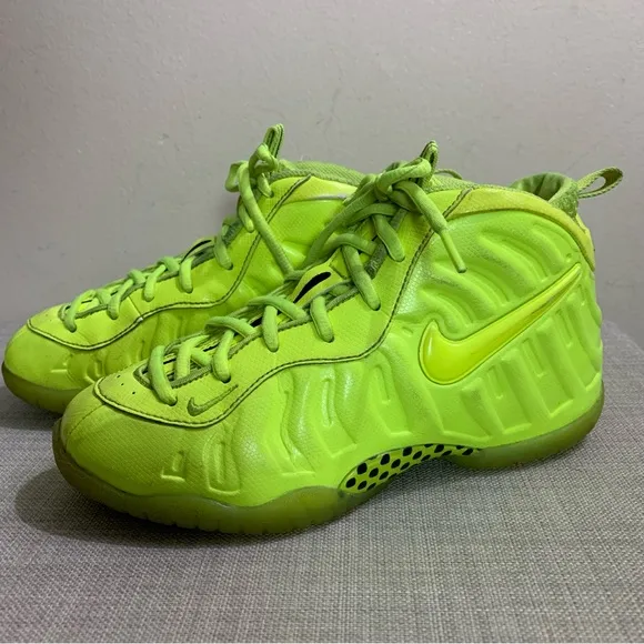 2020 NIKE Air FOAMPOSITE Pro VOLT Black Lime Green 843755-702 Shoes SNEAKERS 2.5