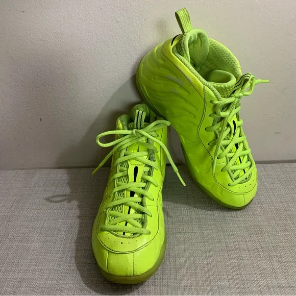 2020 NIKE Air FOAMPOSITE Pro VOLT Black Lime Green 843755-702 Shoes SNEAKERS 2.5