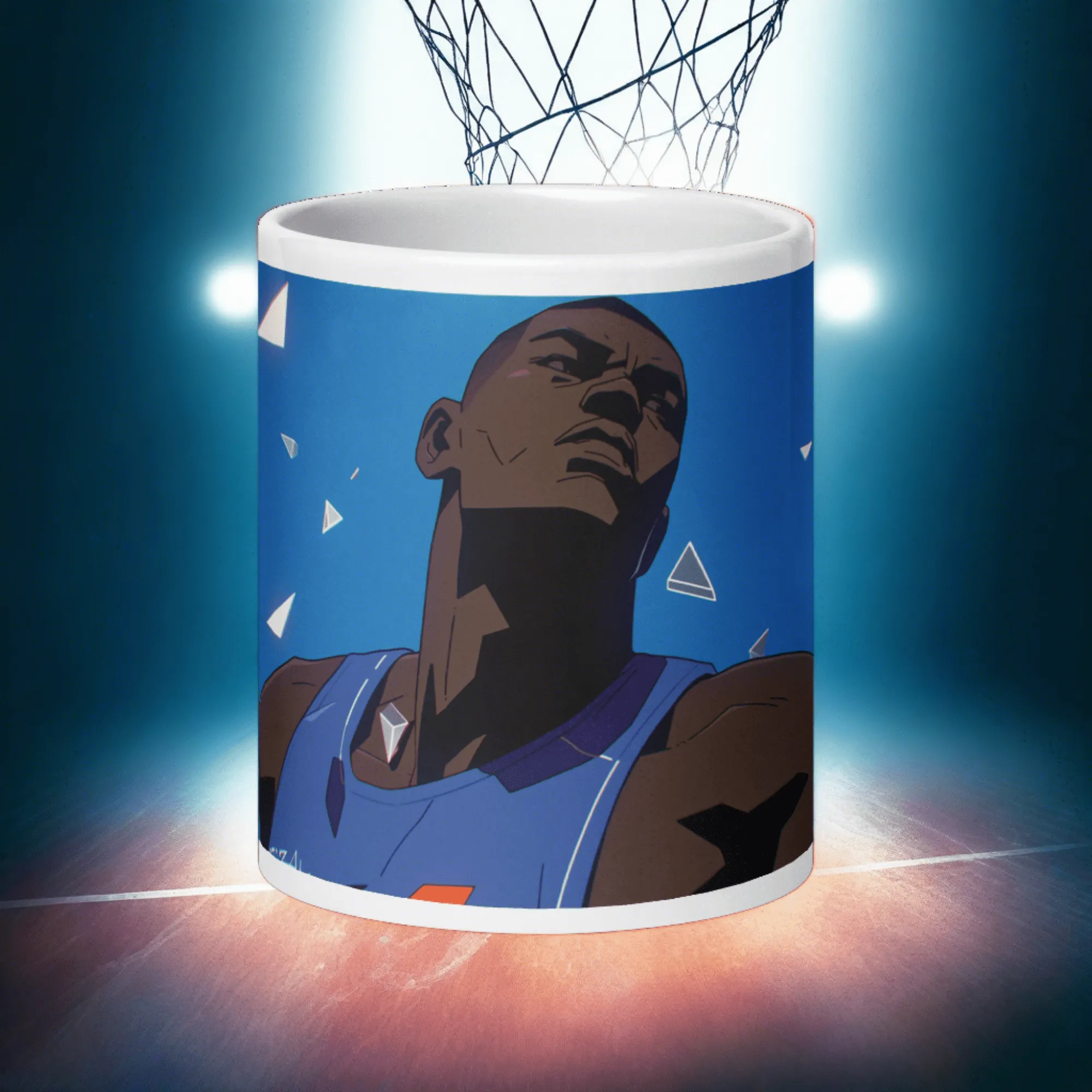 Action! Break The Glass White Glossy Mug #2