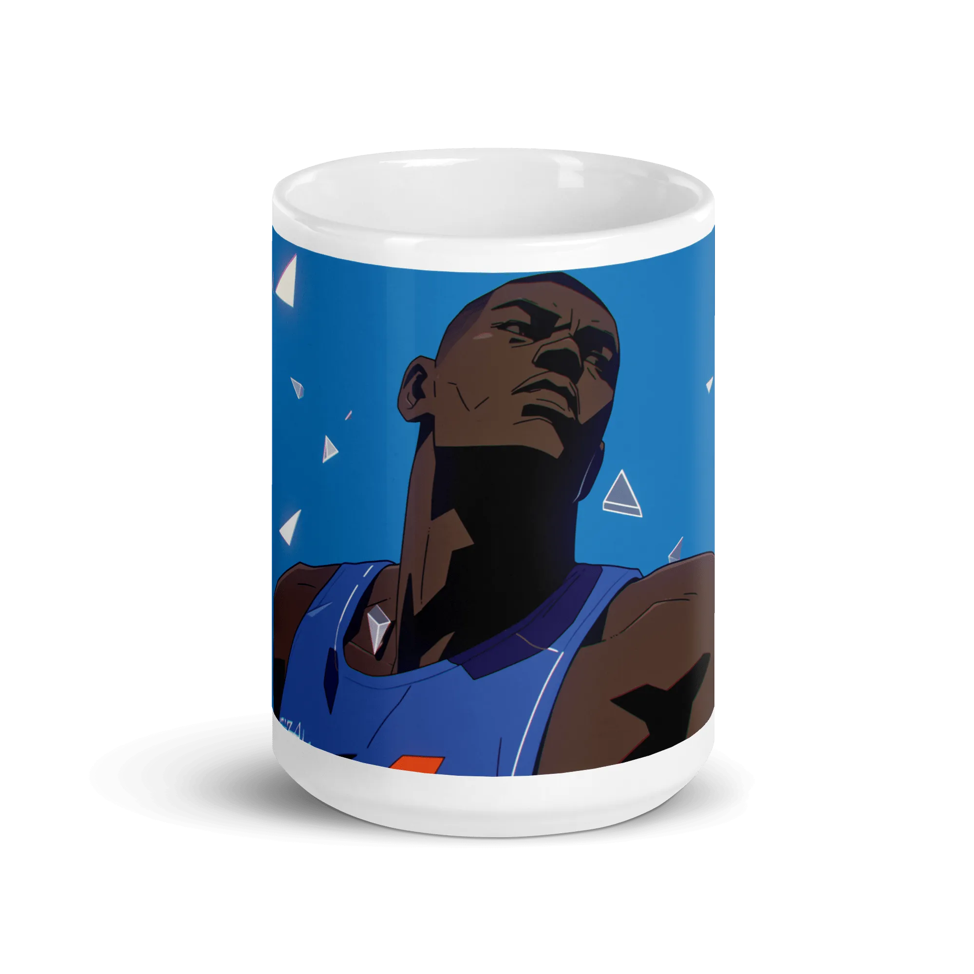 Action! Break The Glass White Glossy Mug #2