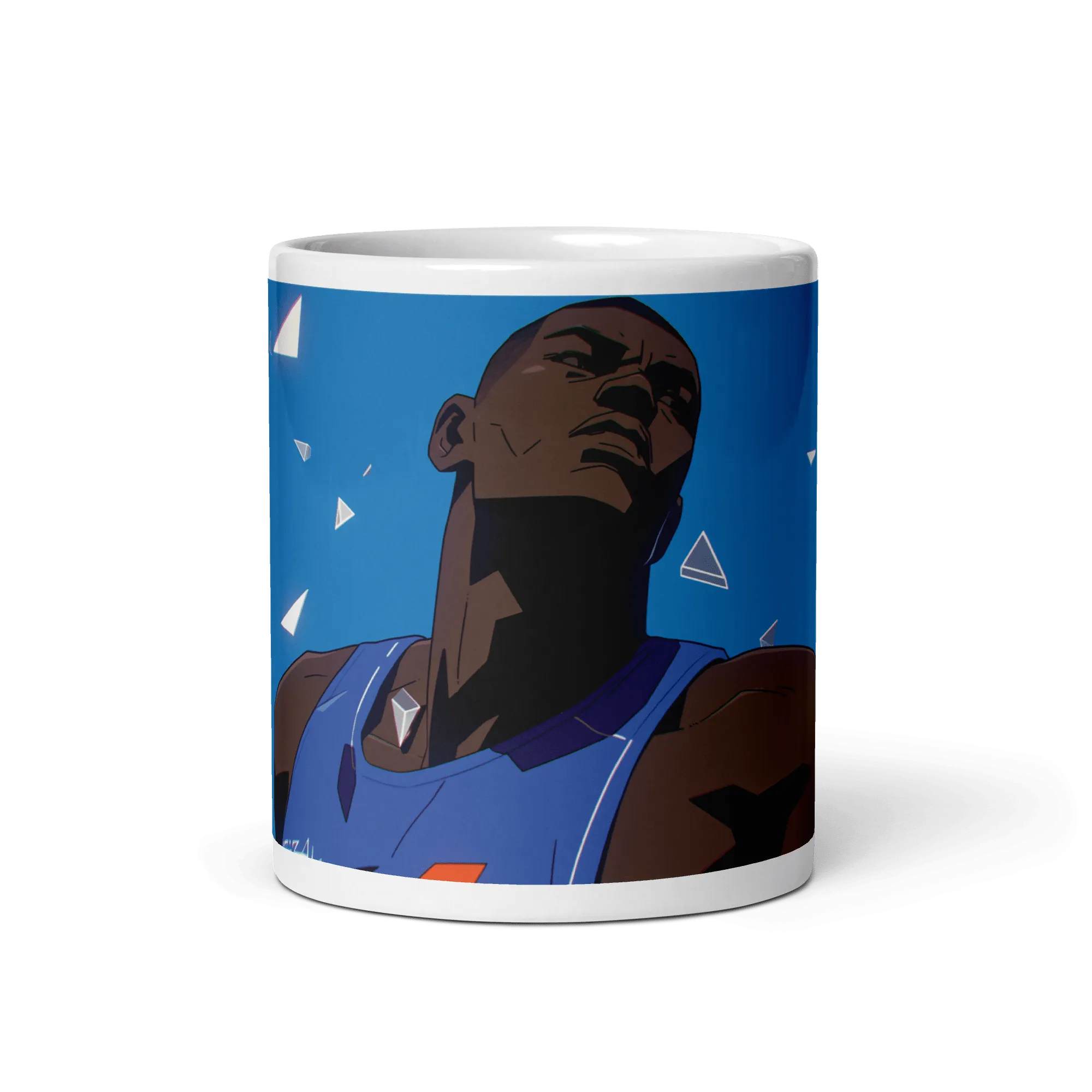 Action! Break The Glass White Glossy Mug #2
