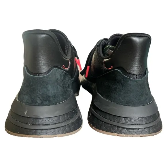 Adidas ZX500 RM Sneakers Men's  10.5 Black Suede Low Lace Up Shoes BB7443