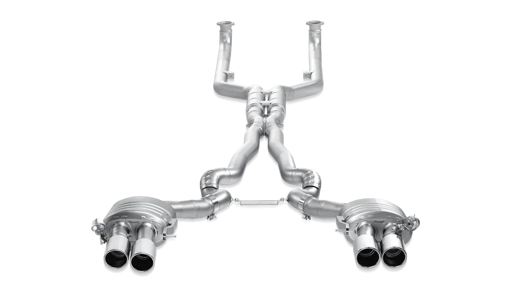 Akrapovic F06 M6 Evolution Exhaust System w/ Carbon Tail Pipe Set (Titanium)