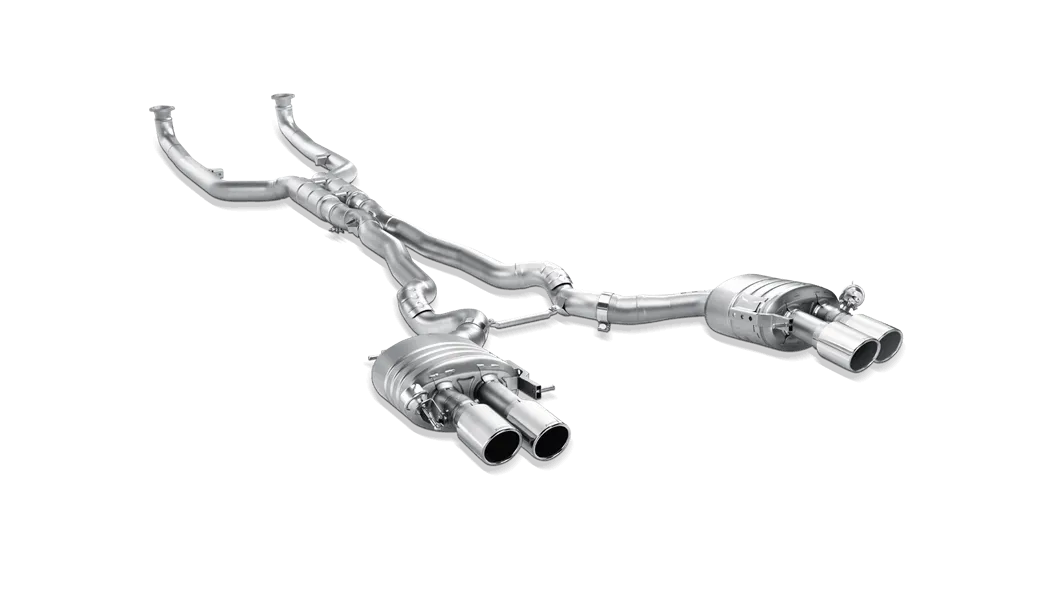 Akrapovic F10 M5 Evolution Exhaust System w/ Carbon Tail Pipe Set (Titanium)
