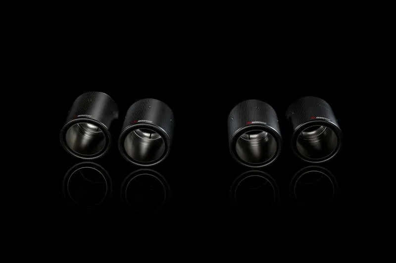 Akrapovic F10 M5 Evolution Exhaust System w/ Carbon Tail Pipe Set (Titanium)