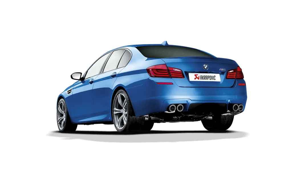 Akrapovic F10 M5 Evolution Exhaust System w/ Carbon Tail Pipe Set (Titanium)