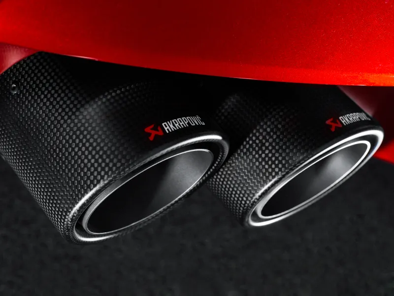 Akrapovic F12 / F13 M6 Evolution Exhaust System w/ Carbon Tail Pipe Set (Titanium)