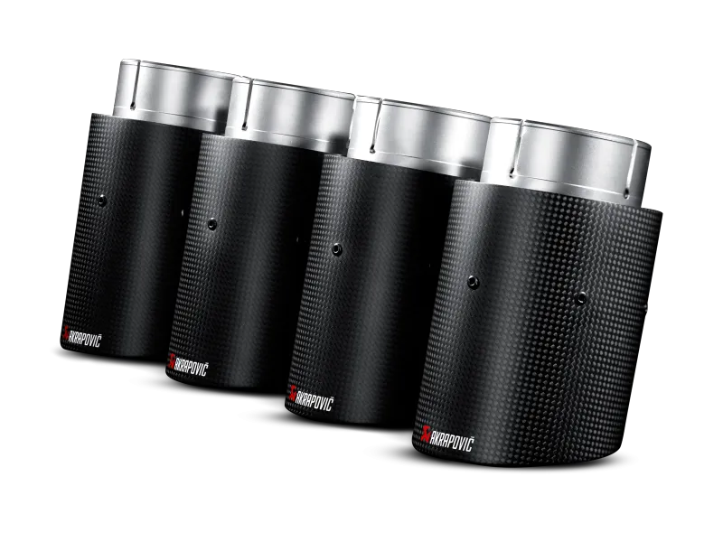Akrapovic F12 / F13 M6 Evolution Exhaust System w/ Carbon Tail Pipe Set (Titanium)