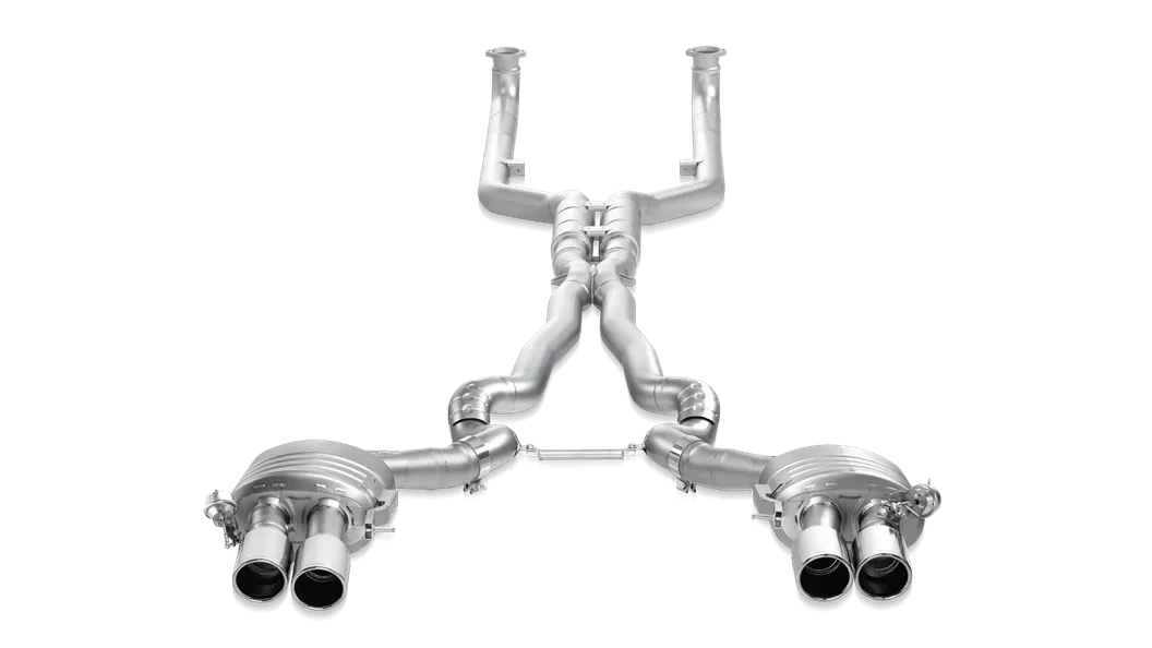 Akrapovic F12 / F13 M6 Evolution Exhaust System w/ Carbon Tail Pipe Set (Titanium)