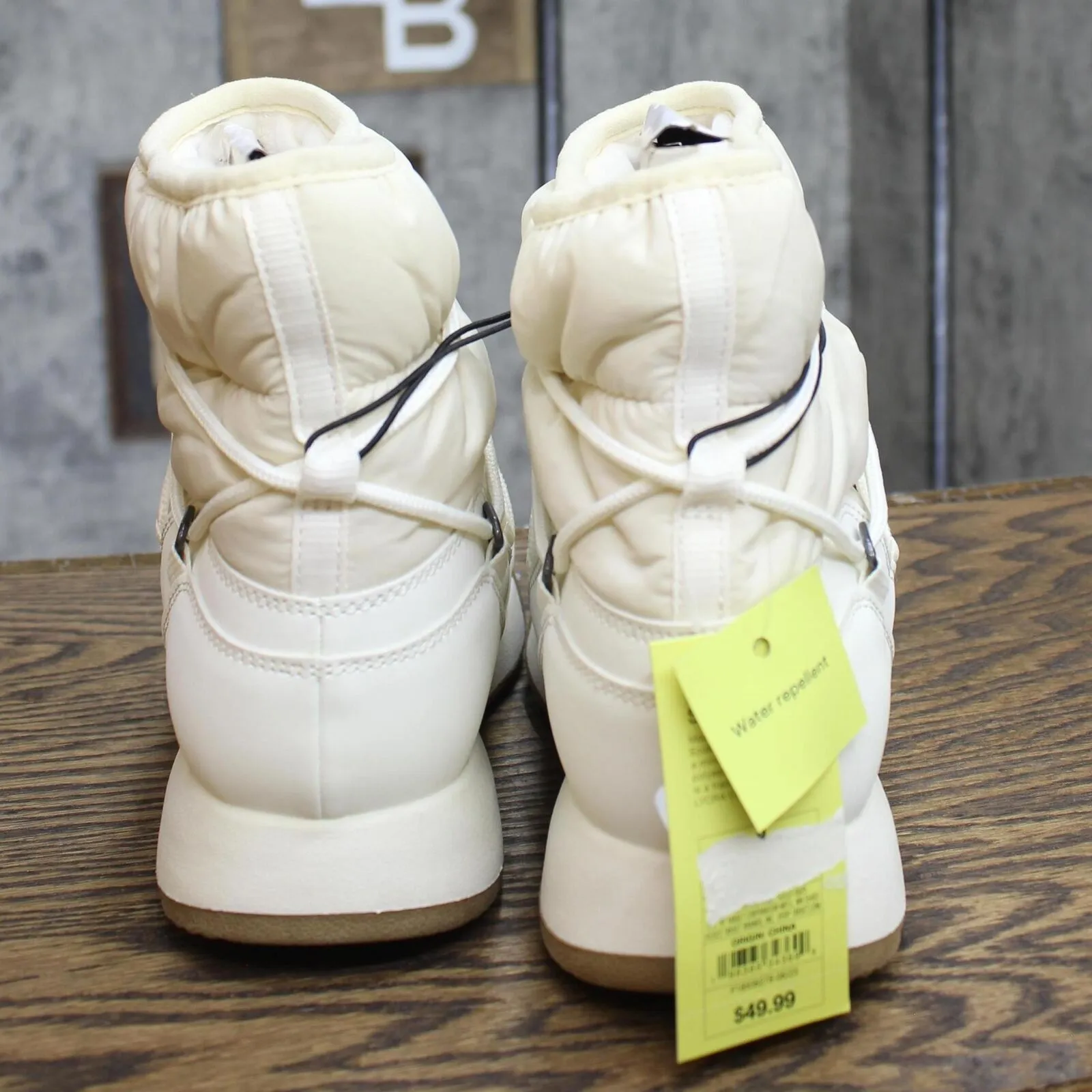 All In Motion Women's Cara Winter Boots 85604361 Cream Off White 8M