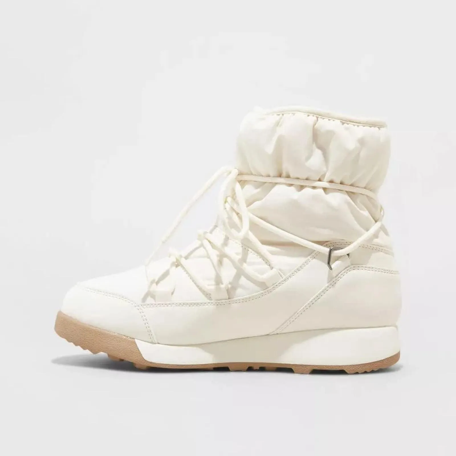 All In Motion Women's Cara Winter Boots 85604361 Cream Off White 8M