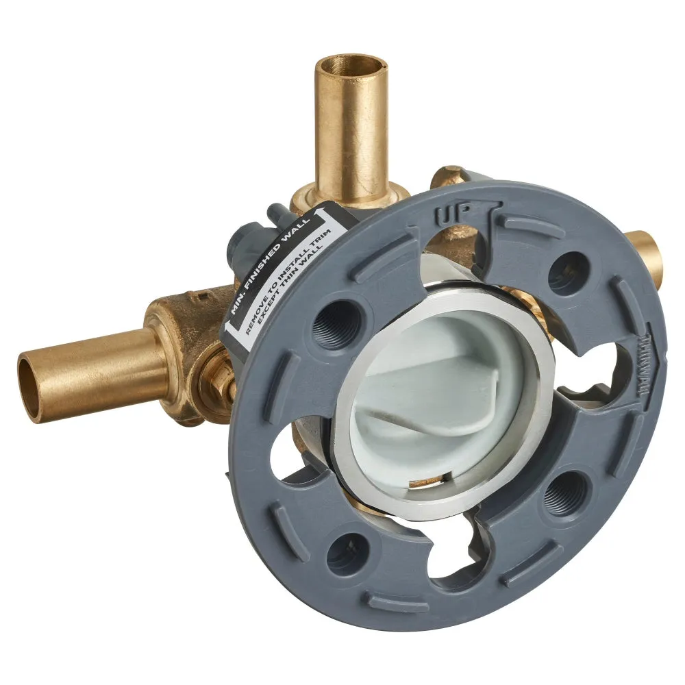American Standard - RU102SS - Flash Pressure Balance Rough-in Valve With Stub-Outs For Press-Fit Connections With Screwdriver Stops