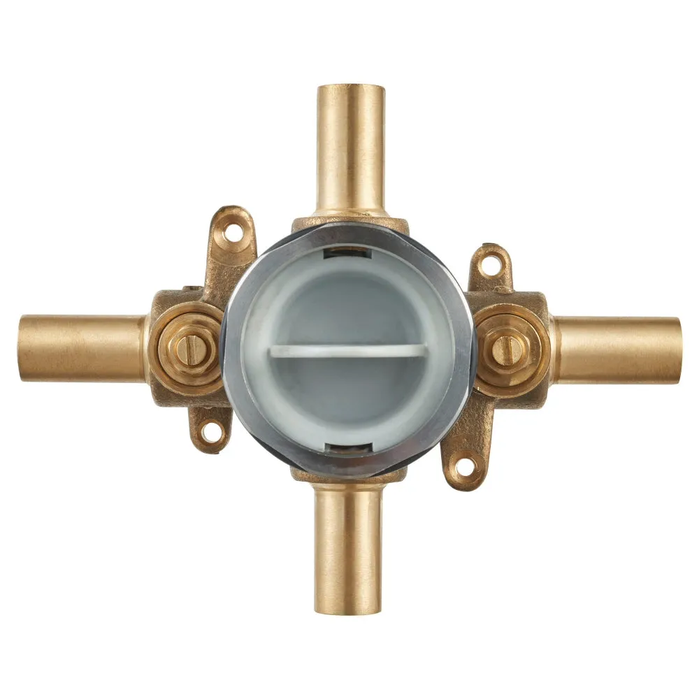 American Standard - RU102SS - Flash Pressure Balance Rough-in Valve With Stub-Outs For Press-Fit Connections With Screwdriver Stops
