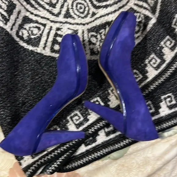 Antonio Melanie blue 4 inch heels