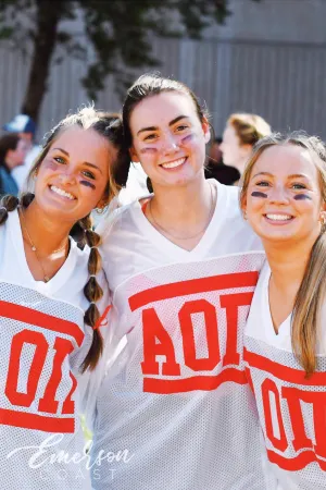 AOII Red Hot Bid Day Jersey