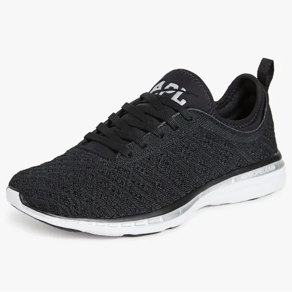 APL (Athletic Propulsion Labs) Techloom Phantom Sneakers Black &amp; Silver size 7