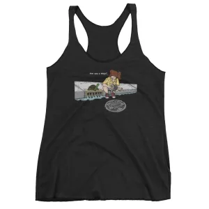 Are You a Ninja? April in New York Racerback Tank Top