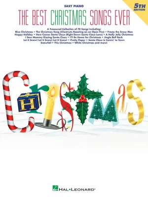 BEST CHRISTMAS SONGS EVER EASY PIANO 5TH EDITION