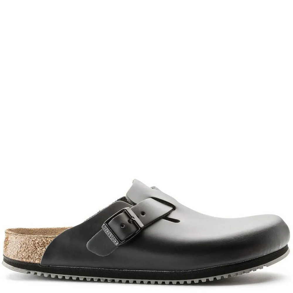 Birkenstock Men's Boston Super Grip in Black