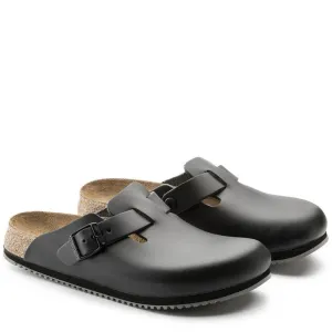 Birkenstock Men's Boston Super Grip in Black