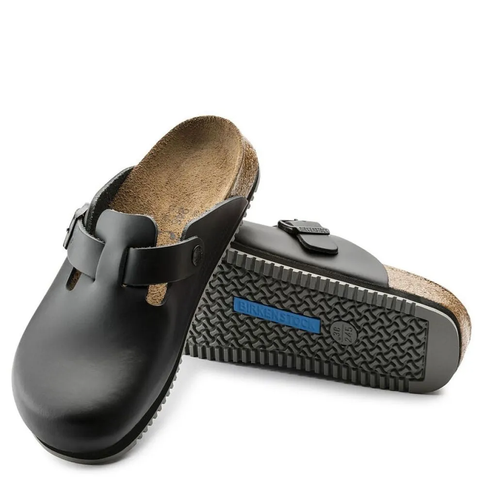 Birkenstock Men's Boston Super Grip in Black