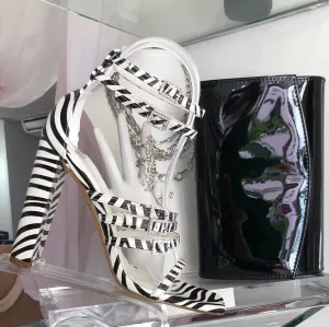 Black & White Heels