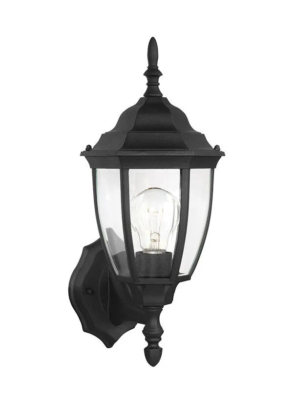 Black Traditional Outdoor 1 Light Wall La