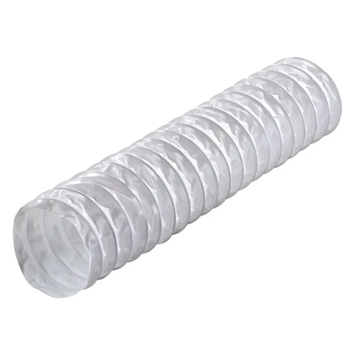 Blauberg 5" 125mm dia x 1m Blauflex White Round Circular PVC Flexible Ducting