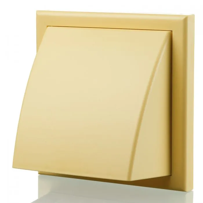 Blauberg DK-125-PVC-COT Ventilation PVC Flexible Duct Cowled Wall Kit 5" 125mm Cotswold Stone