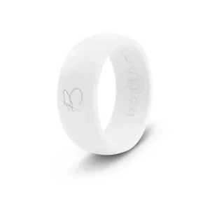 botthms White Active Silicone Ring