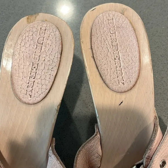 Burberry Pink Kitten Heels