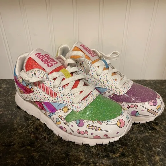 Candy Land Reebok kids sneakers size 1