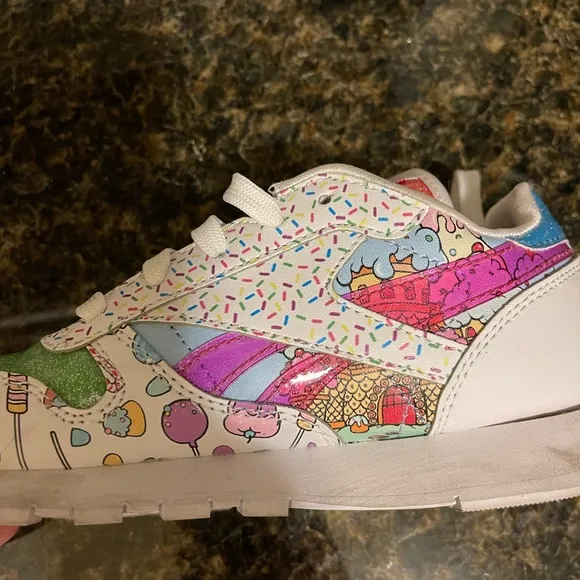Candy Land Reebok kids sneakers size 1