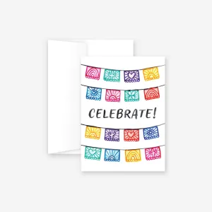 Celebration Flags Greeting Card