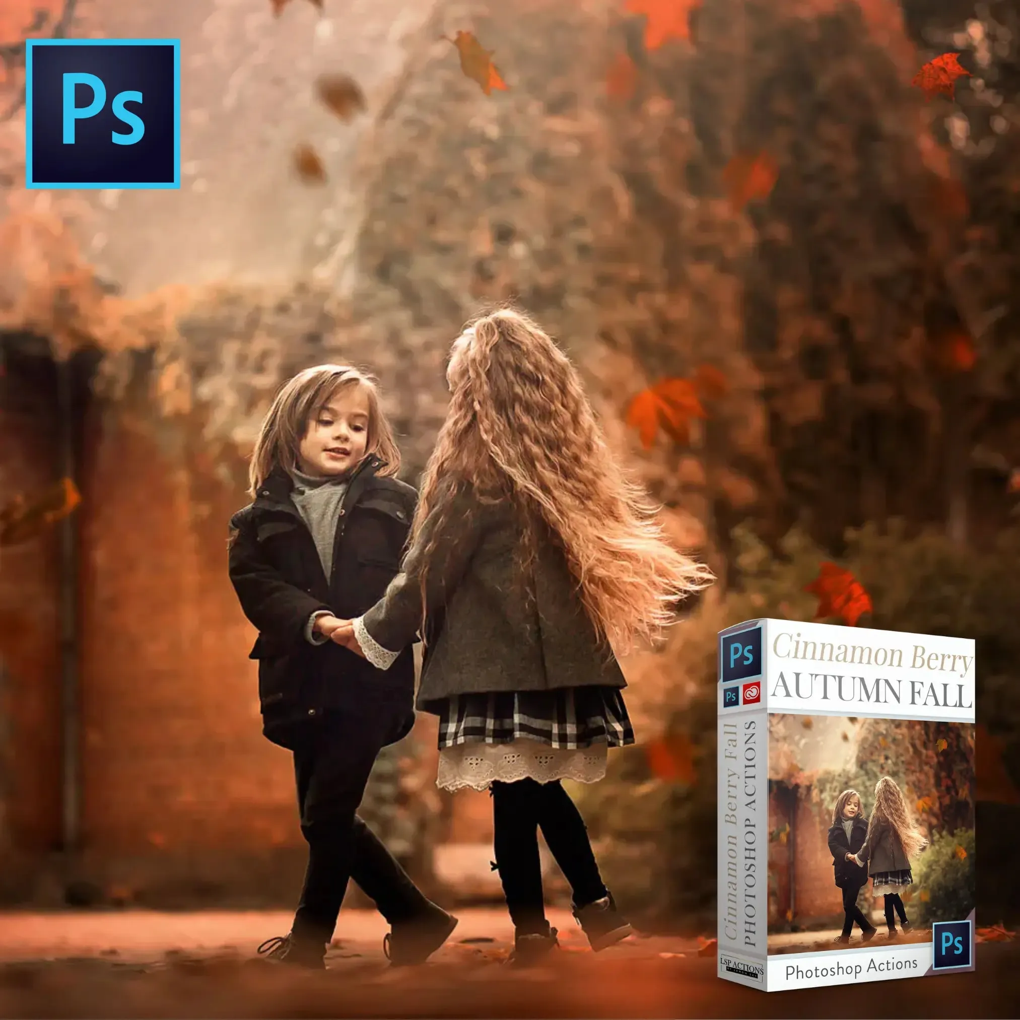 Cinnamon Berry Fall Photoshop Actions