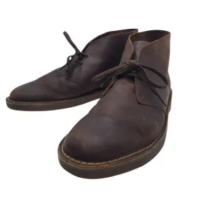Clarks Desert Boot Crepe Boots Style 15522 Men's 12 Chukka Brown Oiled Leather