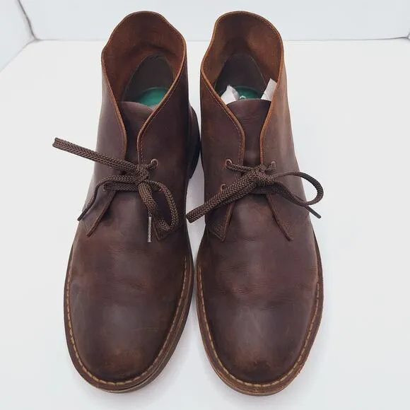Clarks Desert Boot Crepe Boots Style 15522 Men's 12 Chukka Brown Oiled Leather