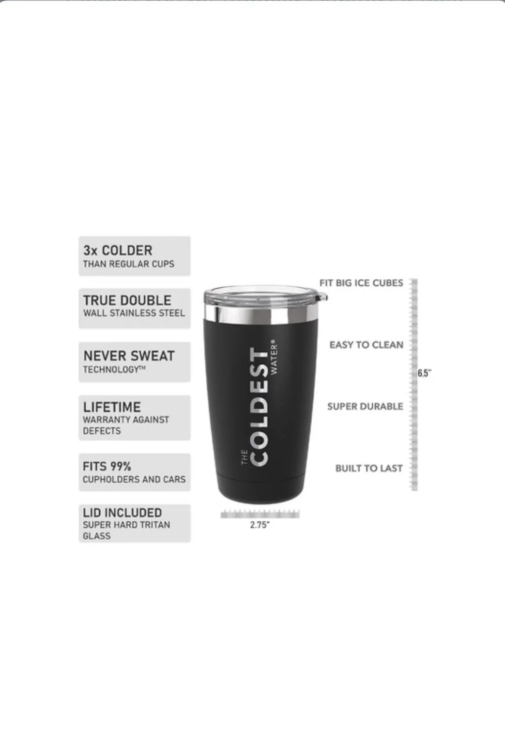 Coldest 590 ml Tumbler | Jupiter Orange (20 OZ)