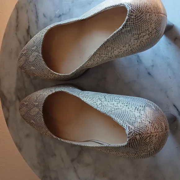 Cole Haan Snake Print Heels