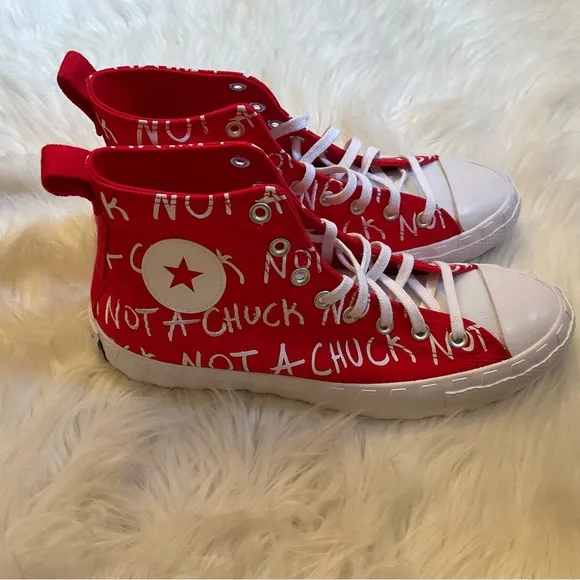 Converse UNT1TL3D Not a Chuck Hi-Top Sneakers - New - Size 10 Men’s - Red