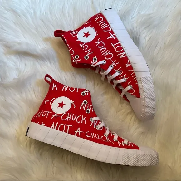 Converse UNT1TL3D Not a Chuck Hi-Top Sneakers - New - Size 10 Men’s - Red
