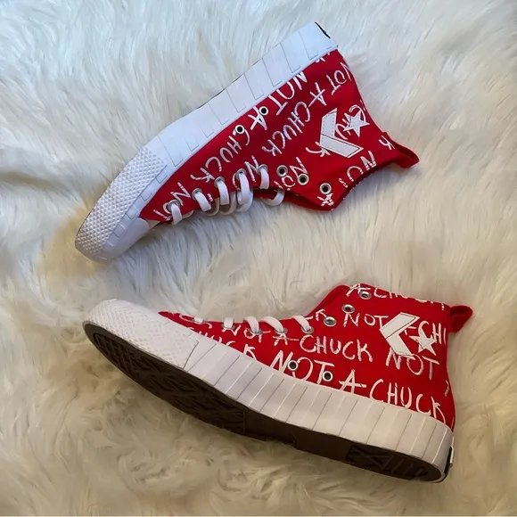 Converse UNT1TL3D Not a Chuck Hi-Top Sneakers - New - Size 10 Men’s - Red