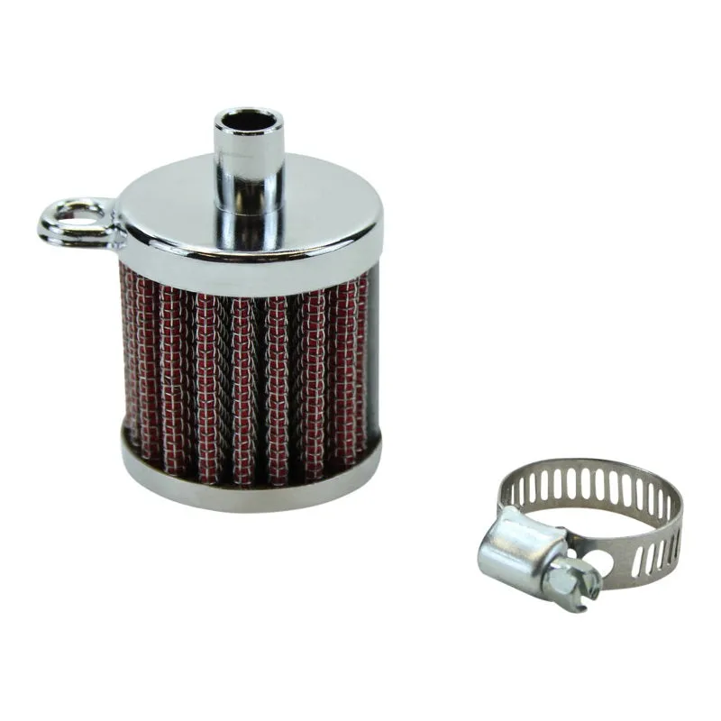 Crankcase Breather Filter With Mounting Tab (for 3/8" ID Hose)