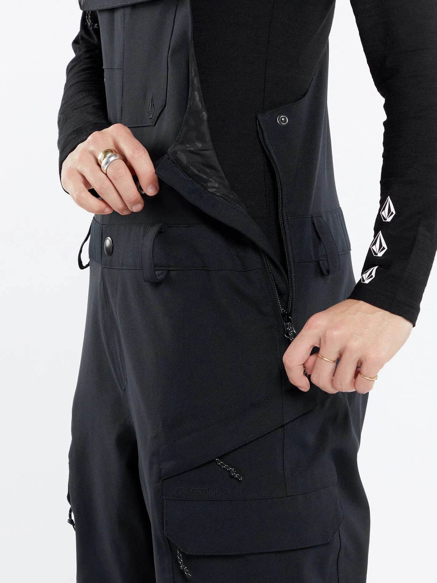 Creston 3Dstretch Latzhose - BLACK