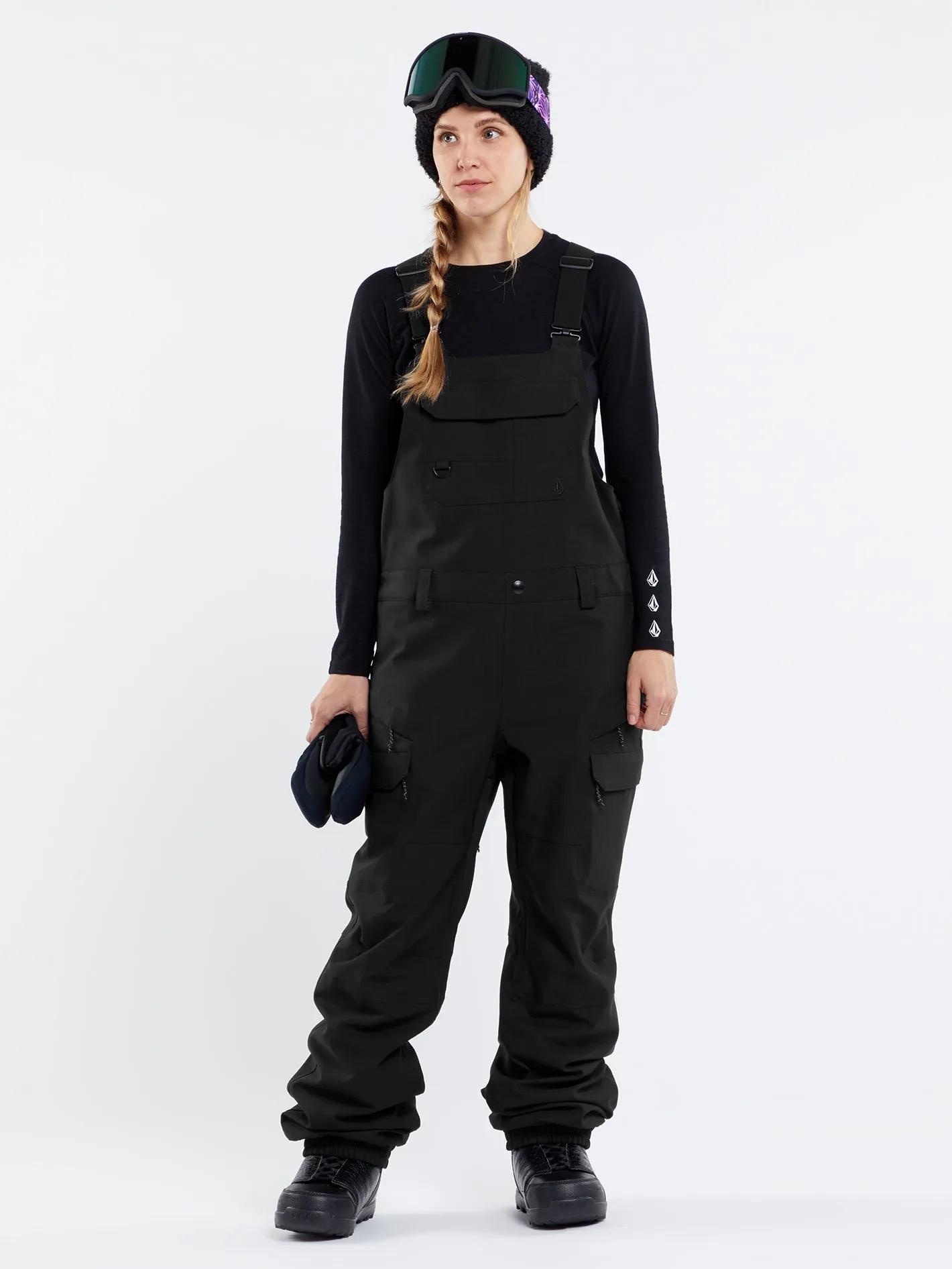 Creston 3Dstretch Latzhose - BLACK
