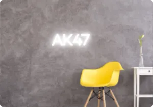 Custom text: AK47